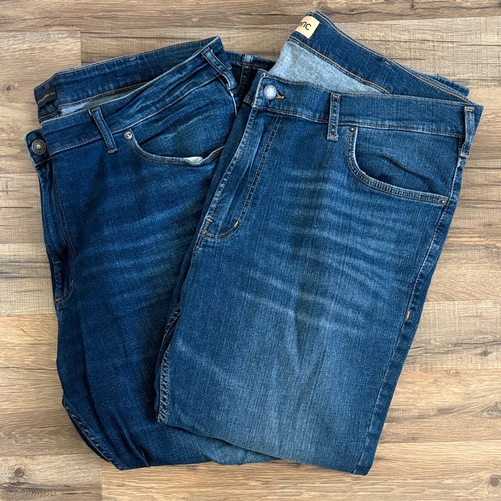 Silver Jeans Co Authentic Men’s Bundle Blue Jeans 44x30